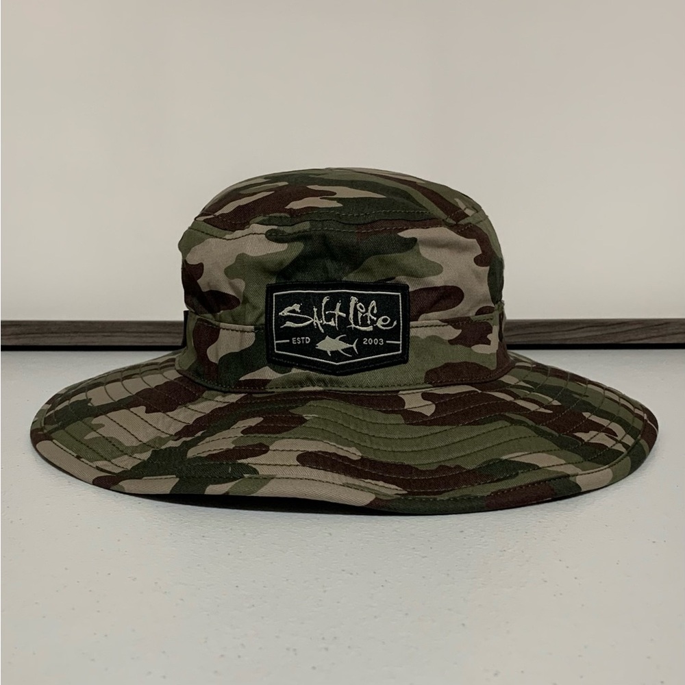 Salt Life Live Salty Bravo Camouflage Boonie Hat-New